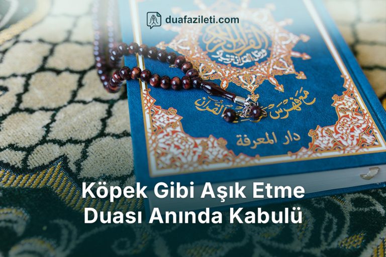 Köpek Gibi Aşık Etme Duası Anında Kabulü