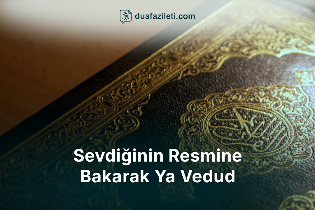 Sevdiğinin Resmine Bakarak Ya Vedud