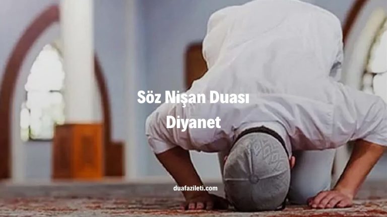 Söz Nişan Duası Diyanet