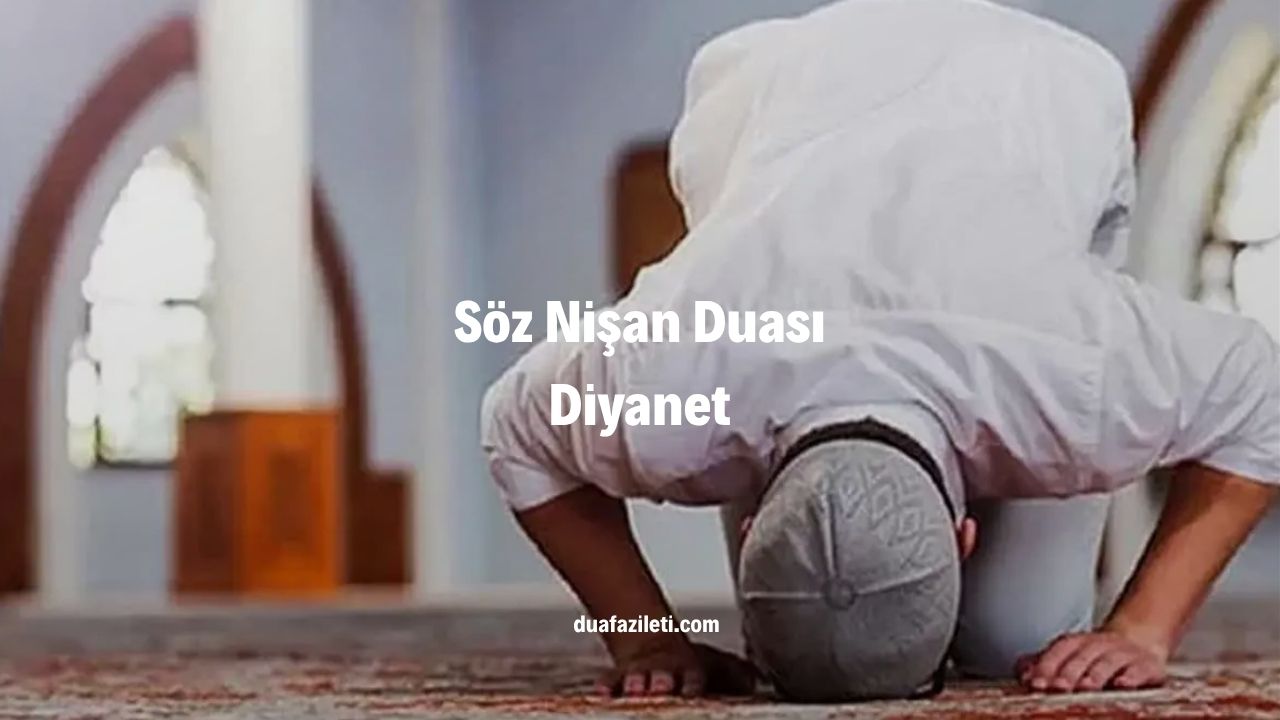 Söz Nişan Duası Diyanet